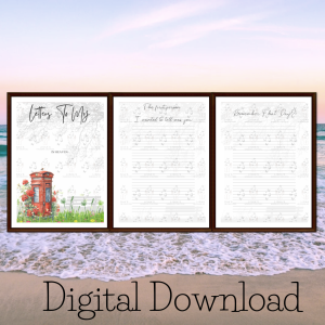 Letters to Heaven Memory Book – Printable Grief & Remembrance Booklet