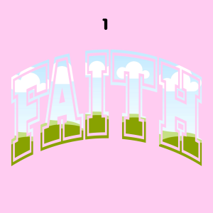 Faith Word – Canva Drag & Drop Template