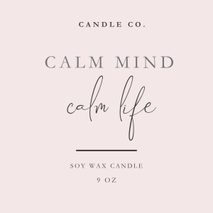 Calming Candles– Canva Template